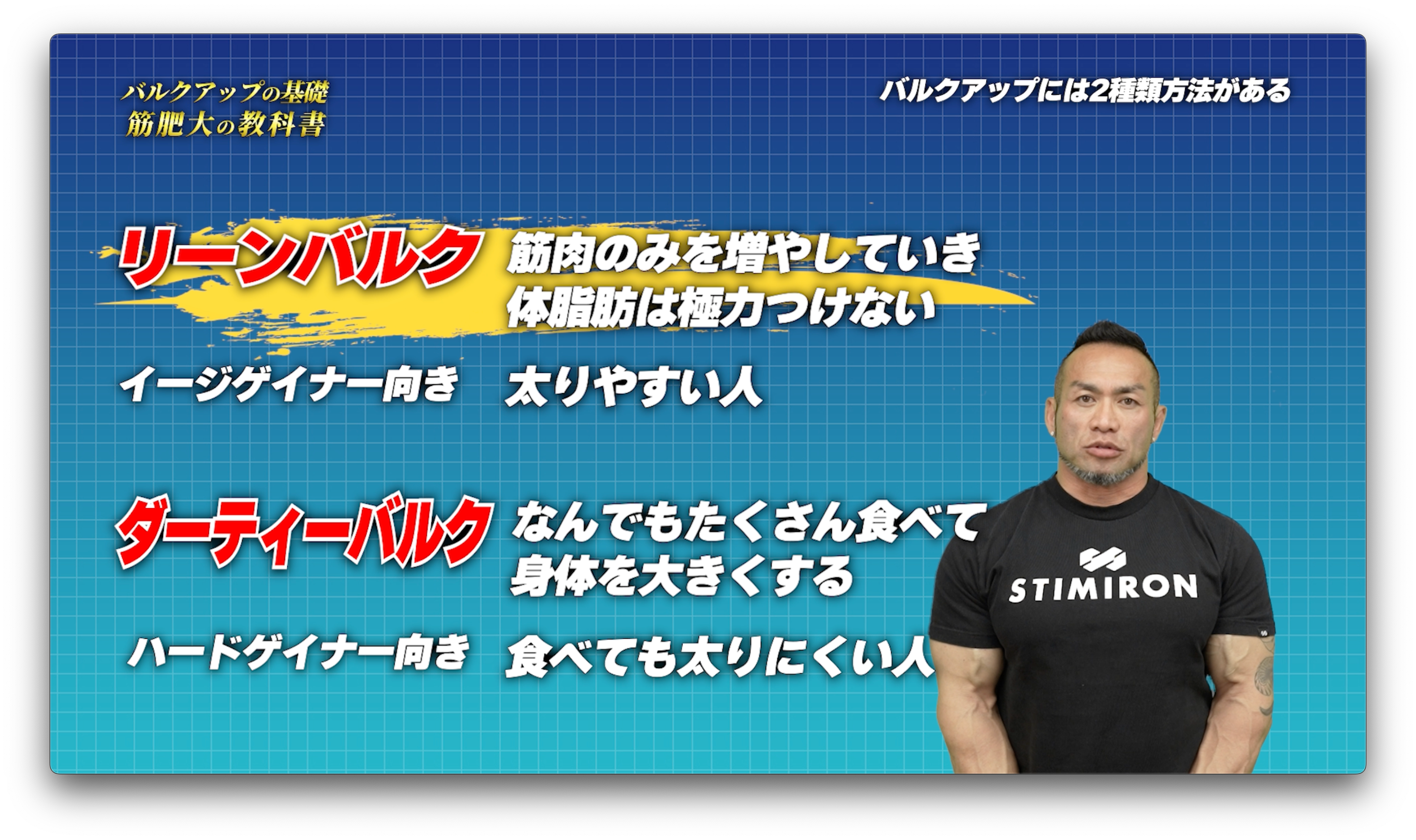 【動画講座】バルクアップの基礎 山岸秀匡 筋肥大の教科書